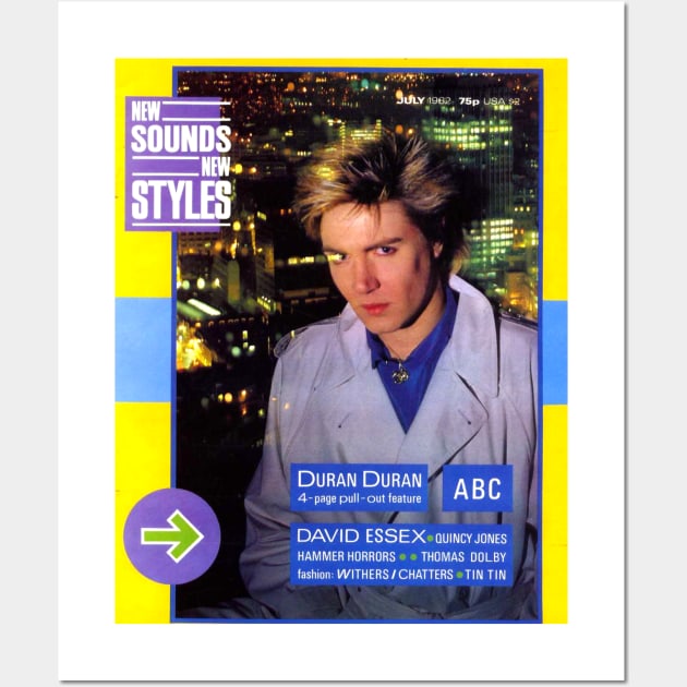 New Sounds New Styles 1982 Simon Le Bon Wall Art by Pop Fan Shop